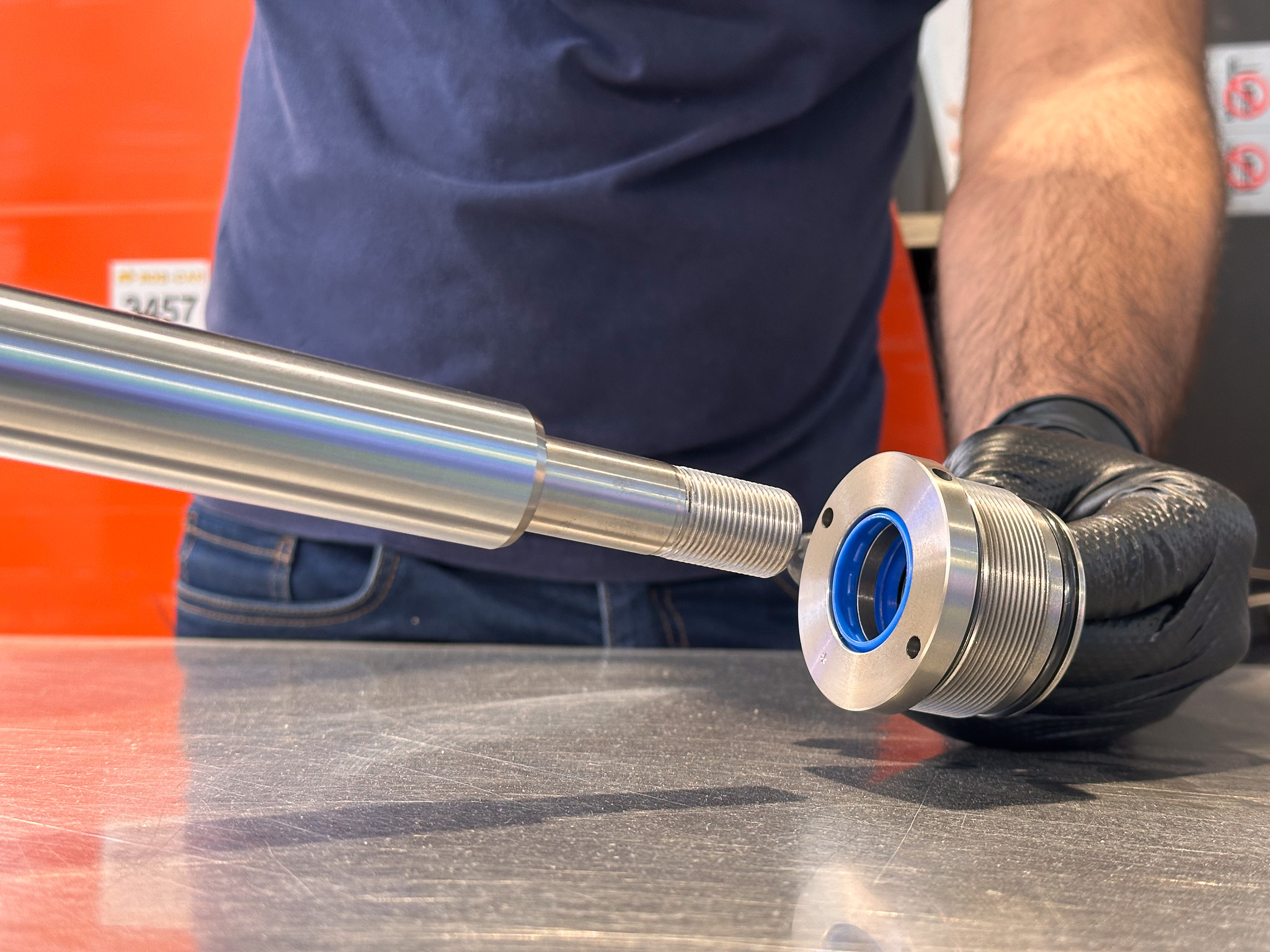 Componenti con guarnizioni montate e oliate